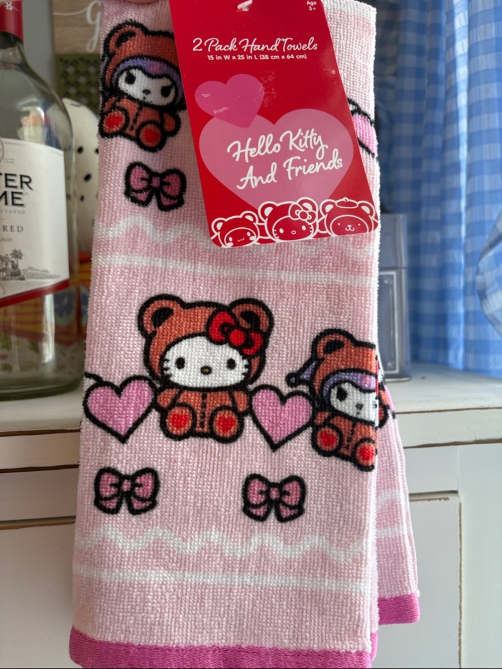 Hello Kitty Kitchen Or Bathroom Towels
